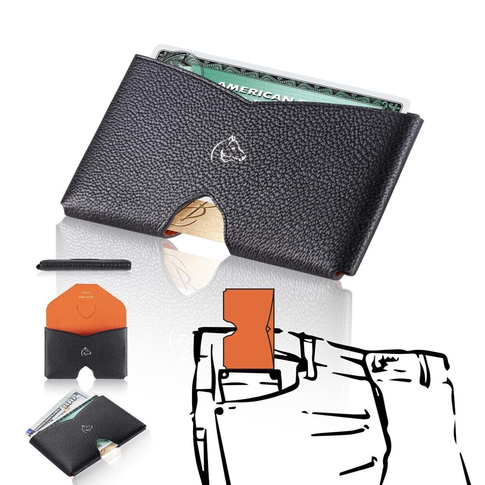 1979 Handmade Leather Wallets and - Slim Minimalist Front Pocket ’s and ’s